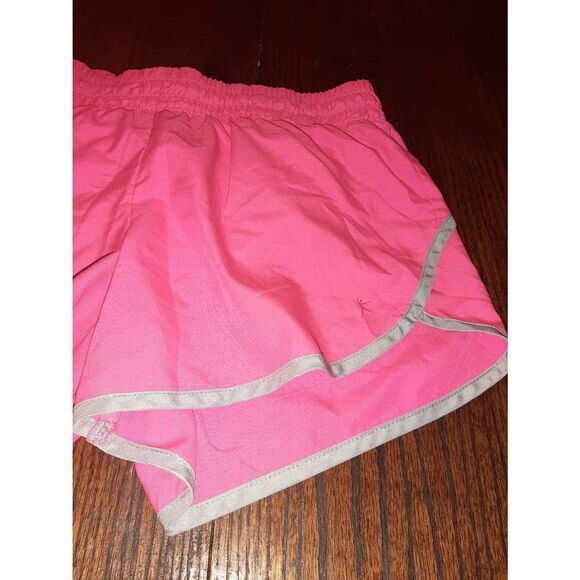 Small 4/6 Danskin Now Pink Silver Athletic Gym Workout Running Shorts - Picture 2 of 4